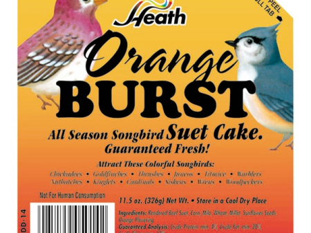 HEATH ORANGE BURST SUET CAKE For Sale