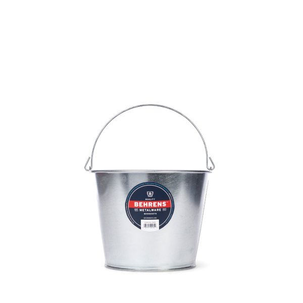 Behrens 5 Quart Hot Dipped Steel Pail Online Sale