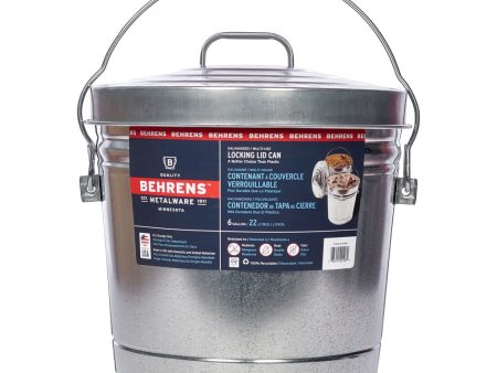 Behrens Locking Lid Can For Sale