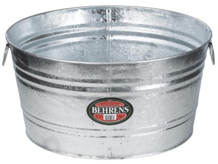 Behrens 17 Gal. Round Hot-Dipped Utility Tub on Sale