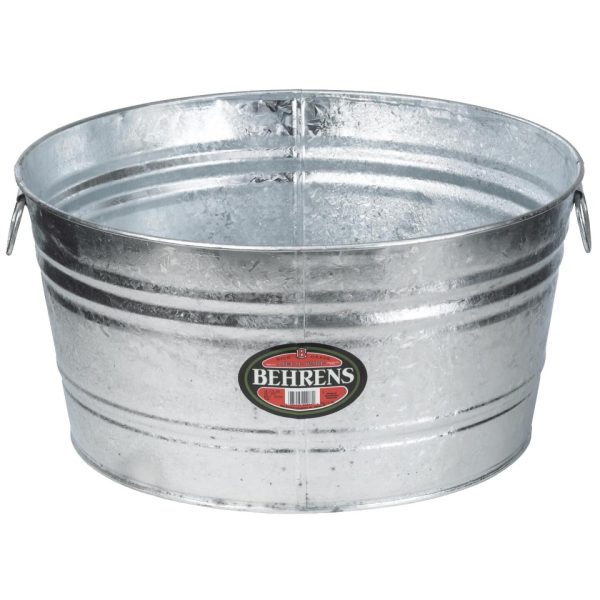 Behrens 17 Gal. Round Hot-Dipped Utility Tub on Sale