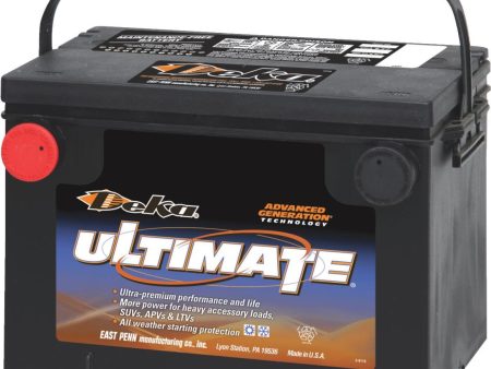 Deka Ultimate 12-Volt 800 CCA Automotive Battery, Side Post Left Front Positive Terminal Cheap