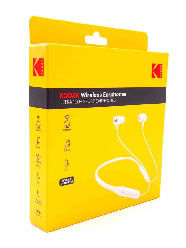 Kodak Ultra 100+ wireless sport earphones White Online Hot Sale