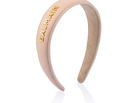 BALMAIN HAIR leidimo lankelis   Leather Headband SS22 +dovana 85 eur vertės Balmain krepšys For Cheap