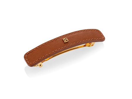 BALMAIN HAIR segtukas didelis   LE Riviera Barrette Cognac L SS23 +dovana 85 eur vertės Balmain krepšys Fashion