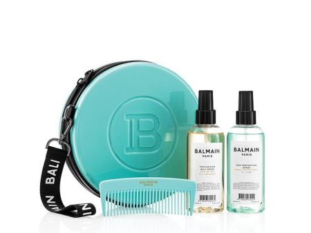 BALMAIN HAIR rinkinys   Limited Edition Backstage Case Turquoise SS21 +dovana 85 eur vertės Balmain krepšys Cheap