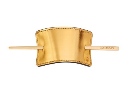 BALMAIN HAIR plaukų segtukas   Gold Hair Barrette +dovana 85 eur vertės Balmain krepšys Cheap