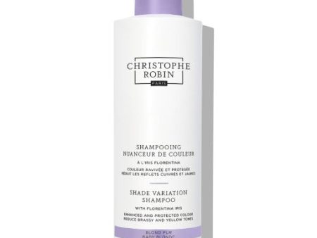 Christophe Robin Shade Variation Šampūnas Gelsvų Tonų Neutralizavimui Su Florentina Iris Atspalviu, 250 ml. For Sale