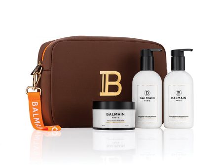 BALMAIN HAIR rinkinys dažytiems plaukams   Couleurs Couture Pouch SS22 +dovana 85 eur vertės Balmain krepšys For Discount