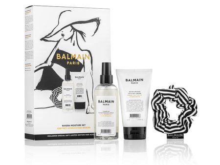 BALMAIN HAIR drėkinamasis rinkinys   LE Riviera Moisture Set SS23 +dovana 85 eur vertės Balmain krepšys Hot on Sale