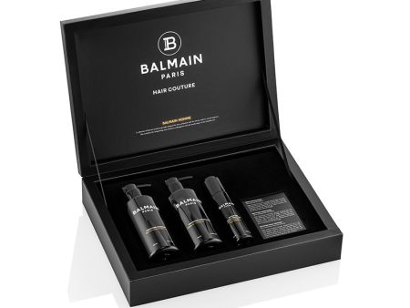 BALMAIN HAIR plaukų tankinimo dovanų rinkinys vyrams   Bodyfying Homme Giftset +dovana 85 eur vertės Balmain krepšys Discount