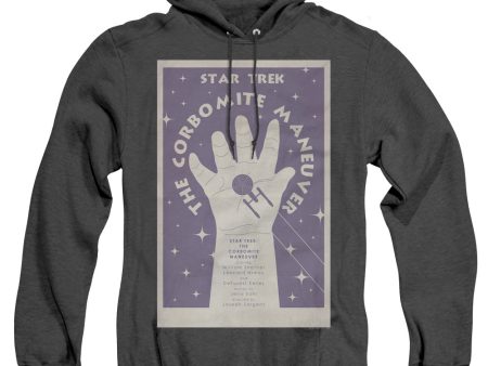 STAR TREK : THE ORIGINAL SERIES EPISODE 10 ADULT HEATHER HOODIE BLACK 3X Sale